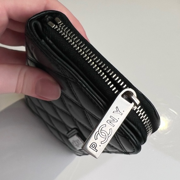 Chanel Black Quilted Lambskin Wallet Purse (PNY - Paris New York) - Picture 8 of 12